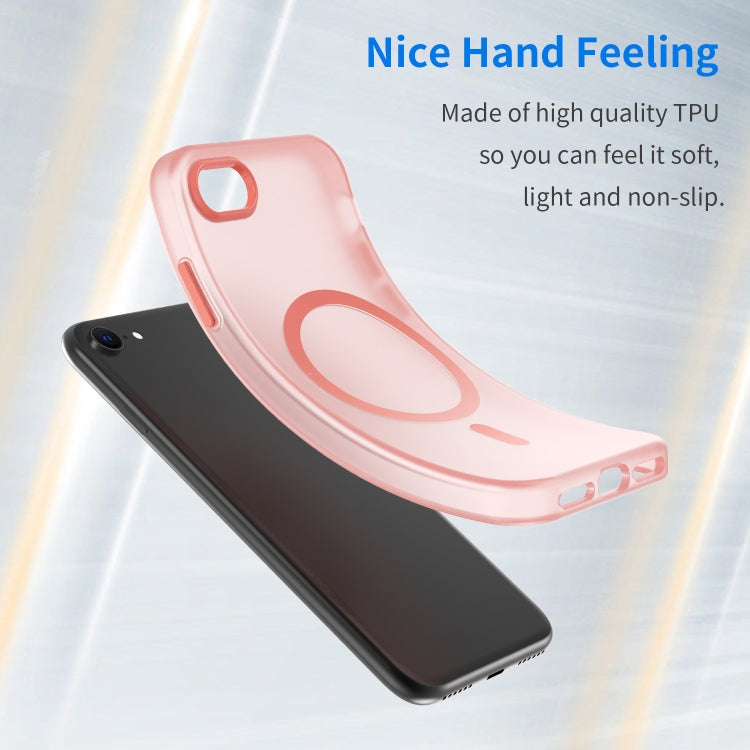 For iPhone SE 2022 / 2020 / 8 MagSafe Frosted Translucent TPU + PC Full Coverage Phone Case