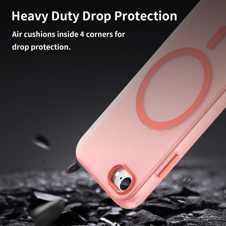 For iPhone SE 2022 / 2020 / 8 MagSafe Frosted Translucent TPU + PC Full Coverage Phone Case