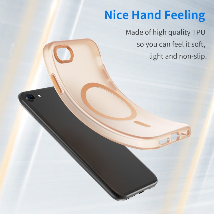 For iPhone SE 2022 / 2020 / 8 MagSafe Frosted Translucent TPU + PC Full Coverage Phone Case