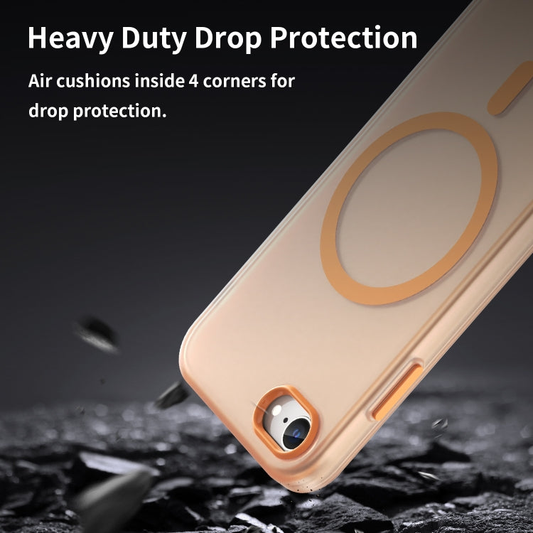 For iPhone SE 2022 / 2020 / 8 MagSafe Frosted Translucent TPU + PC Full Coverage Phone Case