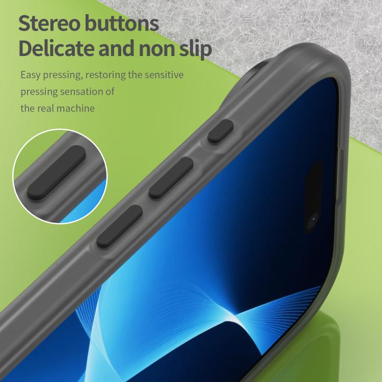 For iPhone Air MagSafe Frosted Translucent TPU + PC Full Coverage Phone Case