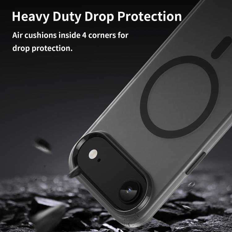 For iPhone Air MagSafe Frosted Translucent TPU + PC Full Coverage Phone Case