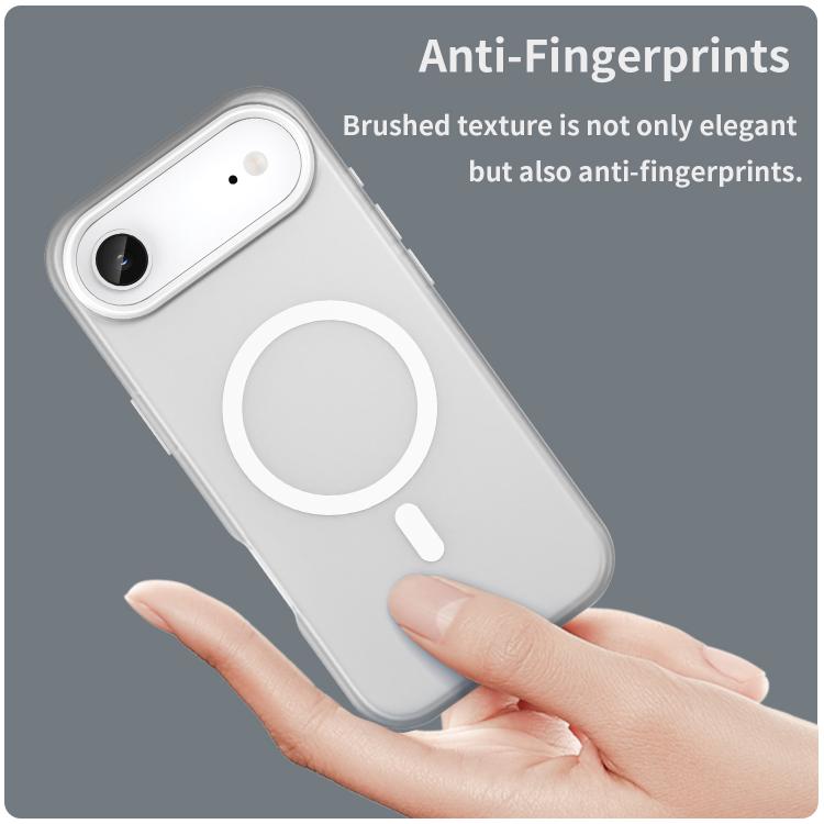 For iPhone Air MagSafe Frosted Translucent TPU + PC Full Coverage Phone Case