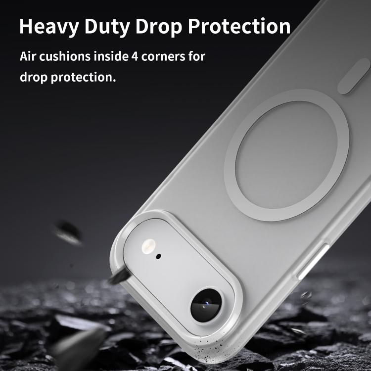 For iPhone Air MagSafe Frosted Translucent TPU + PC Full Coverage Phone Case