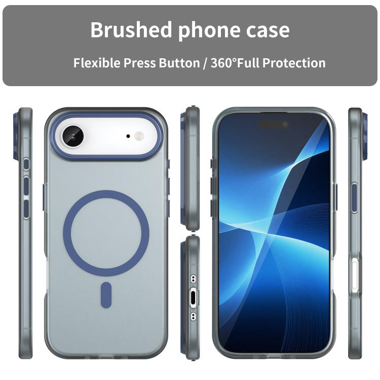 For iPhone Air MagSafe Frosted Translucent TPU + PC Full Coverage Phone Case