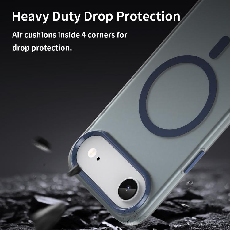 For iPhone Air MagSafe Frosted Translucent TPU + PC Full Coverage Phone Case