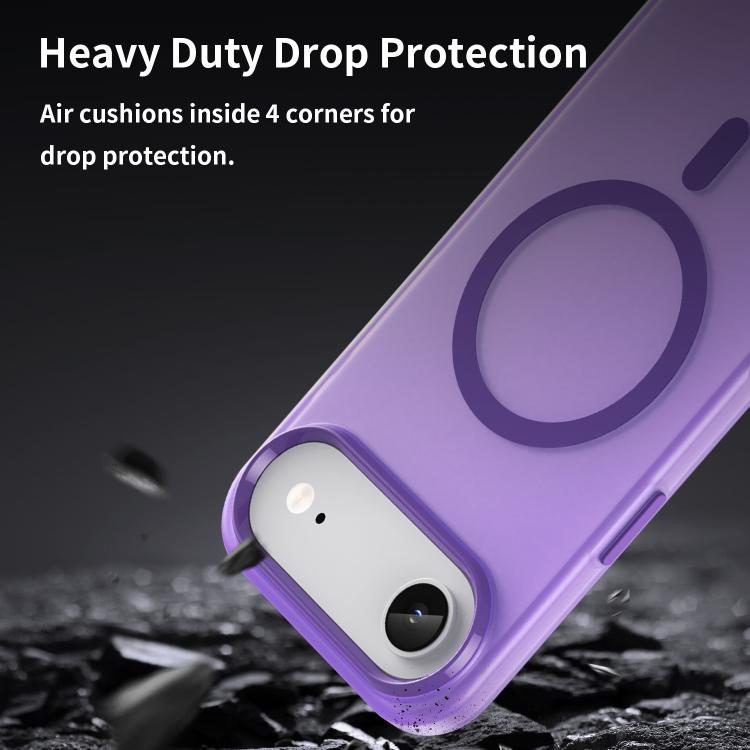 For iPhone Air MagSafe Frosted Translucent TPU + PC Full Coverage Phone Case