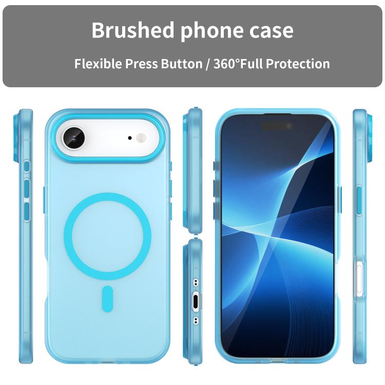 For iPhone Air MagSafe Frosted Translucent TPU + PC Full Coverage Phone Case