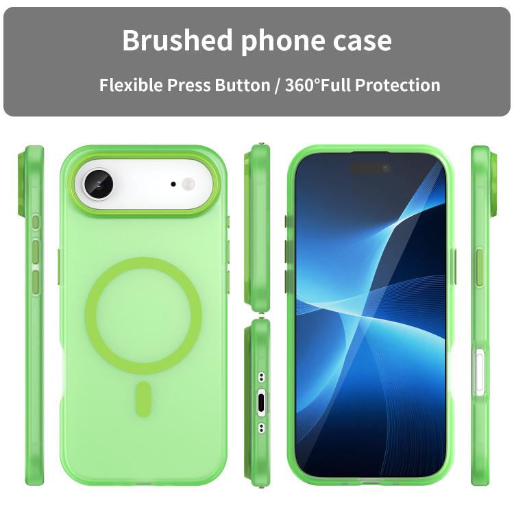 For iPhone Air MagSafe Frosted Translucent TPU + PC Full Coverage Phone Case