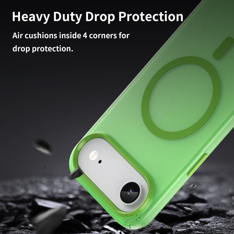 For iPhone Air MagSafe Frosted Translucent TPU + PC Full Coverage Phone Case