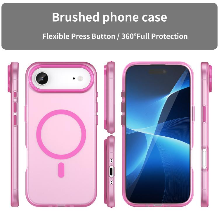 For iPhone Air MagSafe Frosted Translucent TPU + PC Full Coverage Phone Case