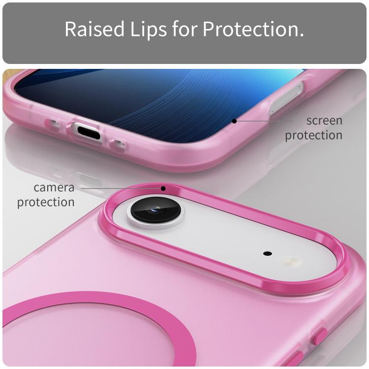 For iPhone Air MagSafe Frosted Translucent TPU + PC Full Coverage Phone Case