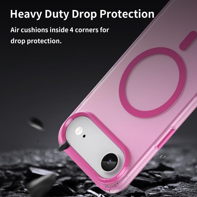 For iPhone Air MagSafe Frosted Translucent TPU + PC Full Coverage Phone Case