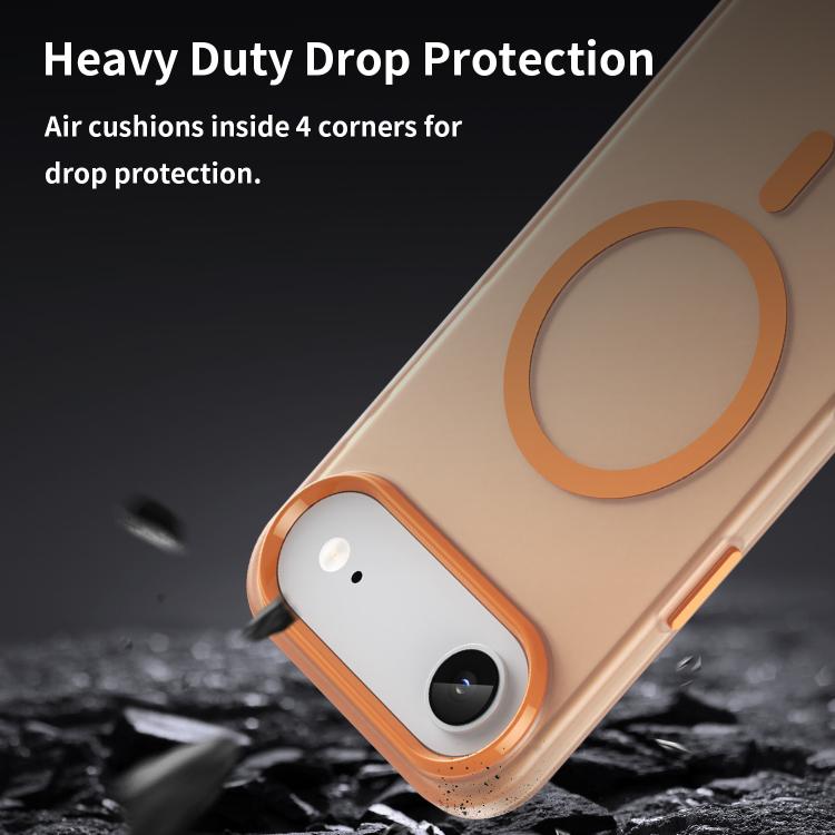 For iPhone Air MagSafe Frosted Translucent TPU + PC Full Coverage Phone Case