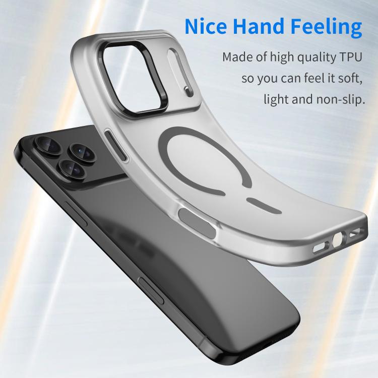 For iPhone 17 Pro Max MagSafe Frosted Translucent TPU + PC Full Coverage Phone Case