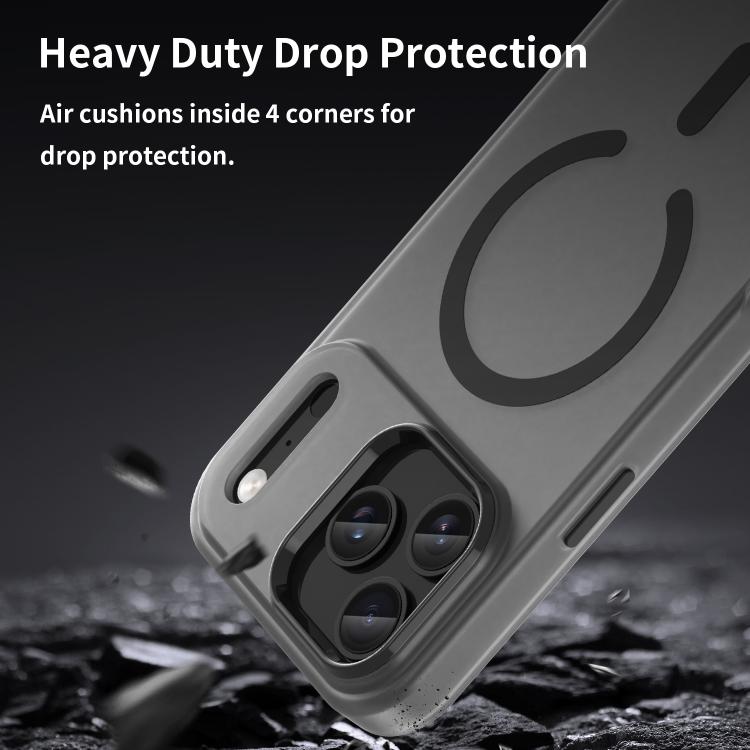 For iPhone 17 Pro Max MagSafe Frosted Translucent TPU + PC Full Coverage Phone Case