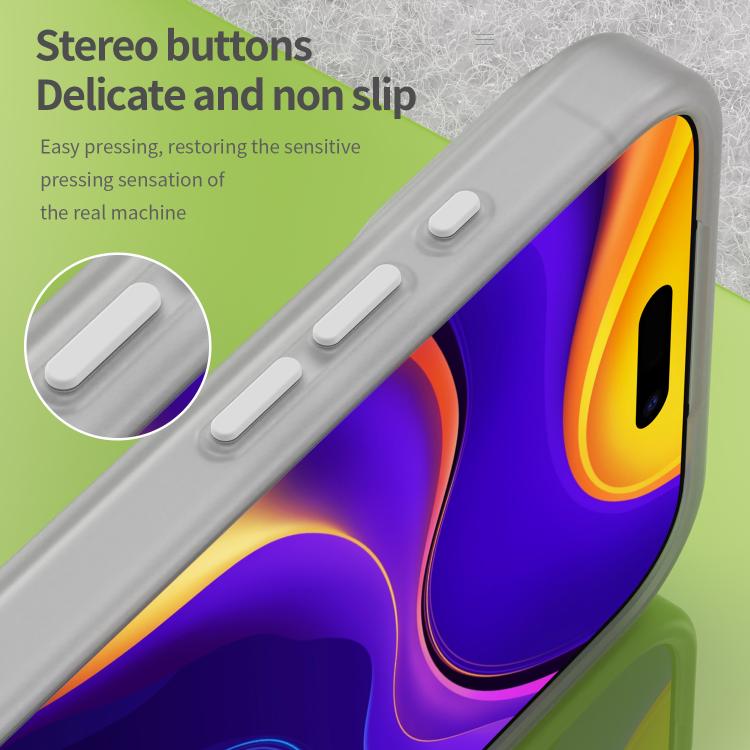 For iPhone 17 Pro Max MagSafe Frosted Translucent TPU + PC Full Coverage Phone Case