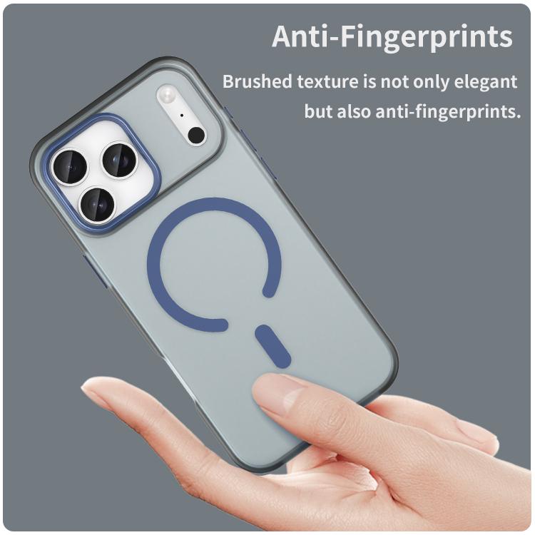 For iPhone 17 Pro Max MagSafe Frosted Translucent TPU + PC Full Coverage Phone Case