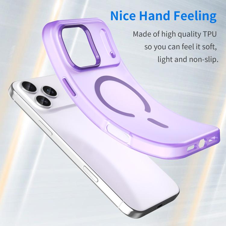 For iPhone 17 Pro Max MagSafe Frosted Translucent TPU + PC Full Coverage Phone Case