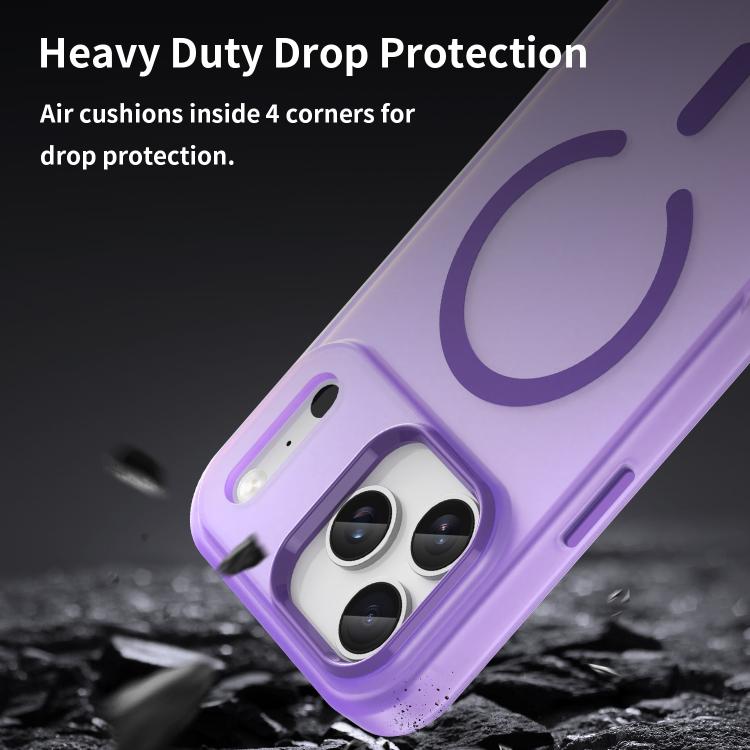 For iPhone 17 Pro Max MagSafe Frosted Translucent TPU + PC Full Coverage Phone Case