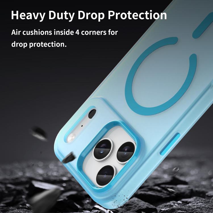 For iPhone 17 Pro Max MagSafe Frosted Translucent TPU + PC Full Coverage Phone Case
