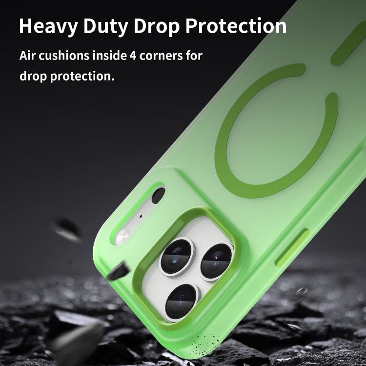 For iPhone 17 Pro Max MagSafe Frosted Translucent TPU + PC Full Coverage Phone Case
