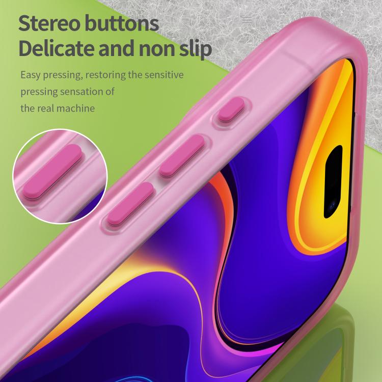 For iPhone 17 Pro Max MagSafe Frosted Translucent TPU + PC Full Coverage Phone Case