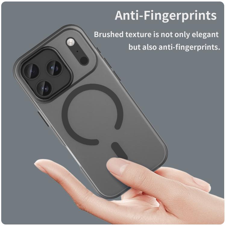 For iPhone 17 Pro MagSafe Frosted Translucent TPU + PC Full Coverage Phone Case