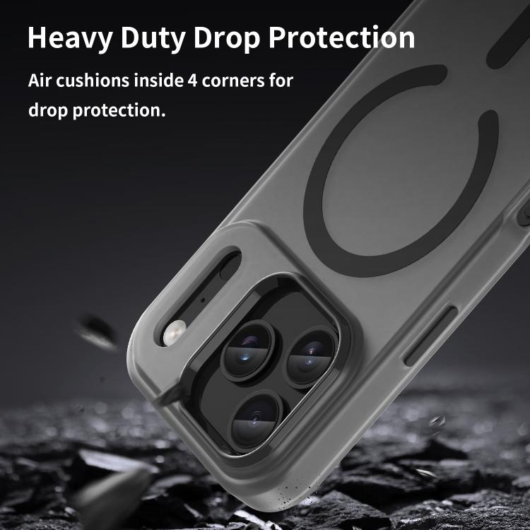 For iPhone 17 Pro MagSafe Frosted Translucent TPU + PC Full Coverage Phone Case