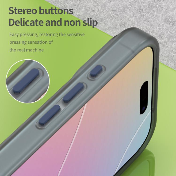 For iPhone 17 Pro MagSafe Frosted Translucent TPU + PC Full Coverage Phone Case