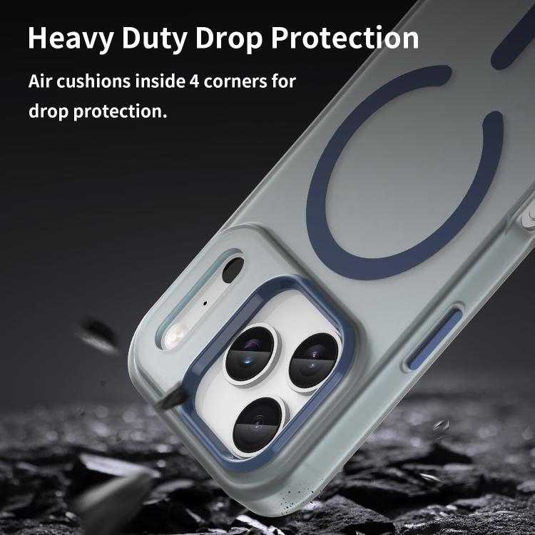 For iPhone 17 Pro MagSafe Frosted Translucent TPU + PC Full Coverage Phone Case
