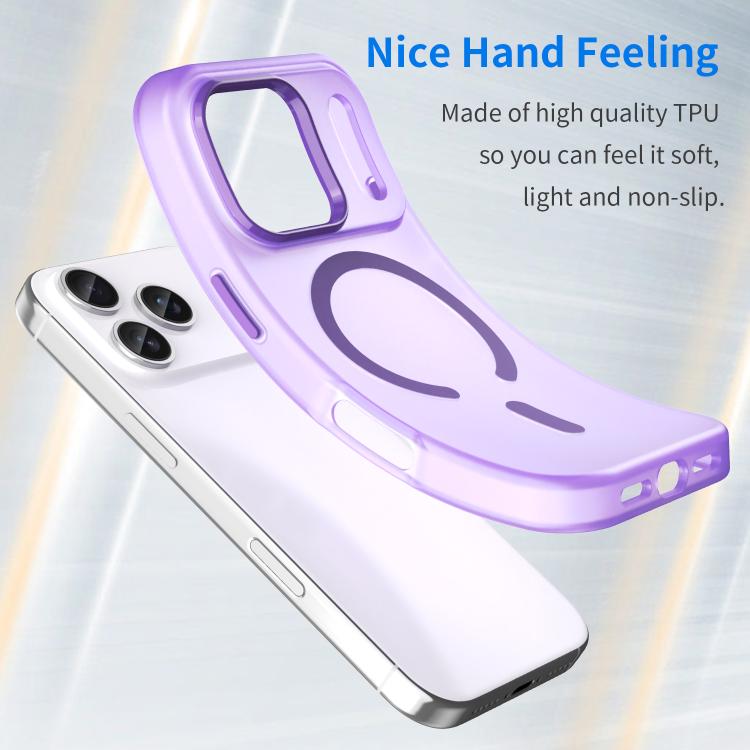 For iPhone 17 Pro MagSafe Frosted Translucent TPU + PC Full Coverage Phone Case