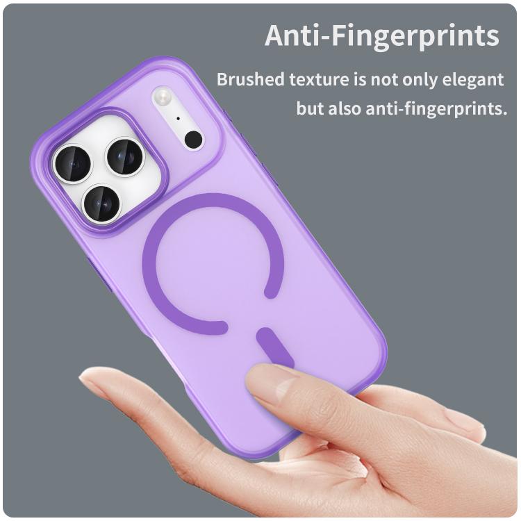 For iPhone 17 Pro MagSafe Frosted Translucent TPU + PC Full Coverage Phone Case