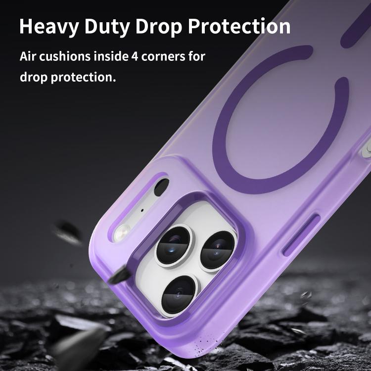 For iPhone 17 Pro MagSafe Frosted Translucent TPU + PC Full Coverage Phone Case