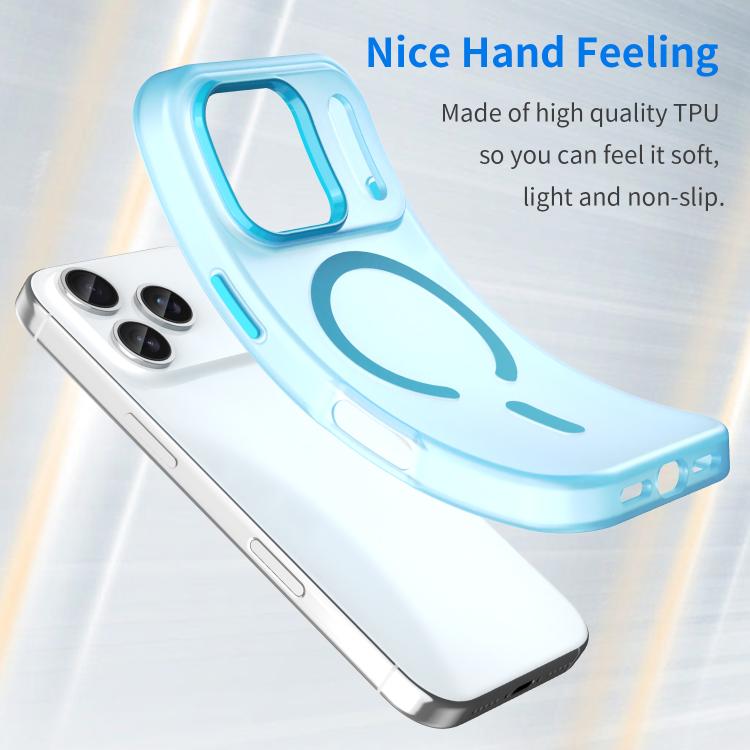 For iPhone 17 Pro MagSafe Frosted Translucent TPU + PC Full Coverage Phone Case