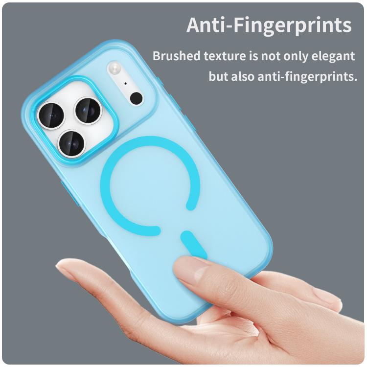 For iPhone 17 Pro MagSafe Frosted Translucent TPU + PC Full Coverage Phone Case