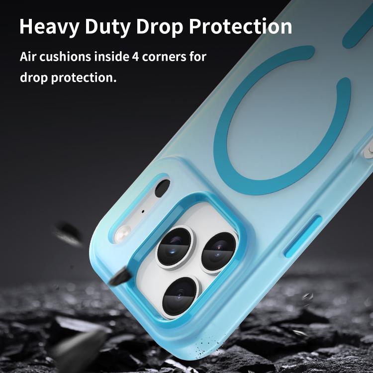 For iPhone 17 Pro MagSafe Frosted Translucent TPU + PC Full Coverage Phone Case