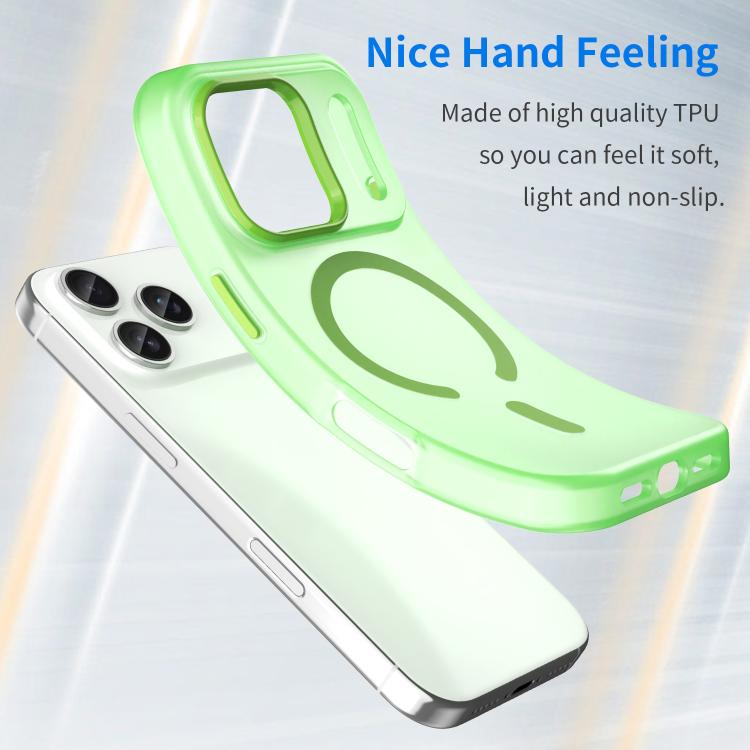 For iPhone 17 Pro MagSafe Frosted Translucent TPU + PC Full Coverage Phone Case