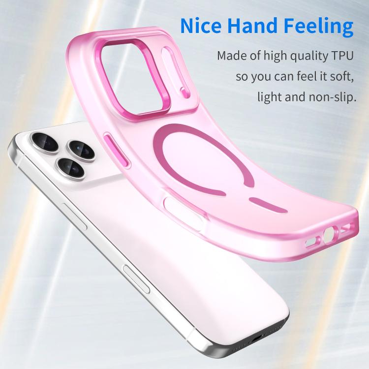 For iPhone 17 Pro MagSafe Frosted Translucent TPU + PC Full Coverage Phone Case