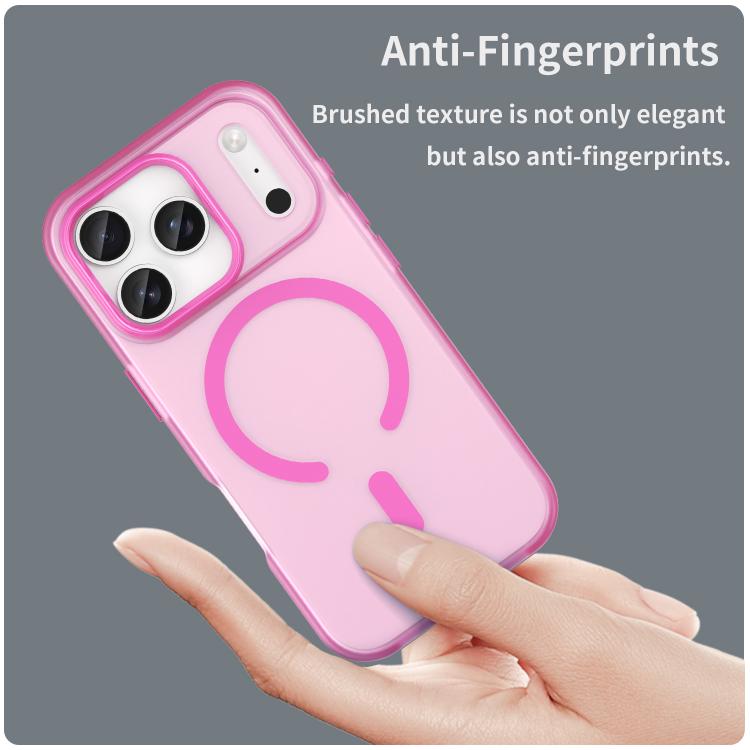 For iPhone 17 Pro MagSafe Frosted Translucent TPU + PC Full Coverage Phone Case