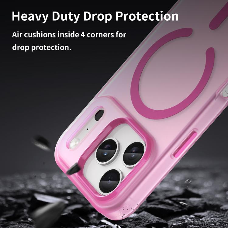 For iPhone 17 Pro MagSafe Frosted Translucent TPU + PC Full Coverage Phone Case