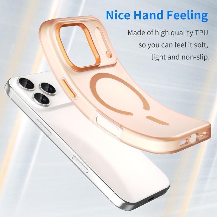 For iPhone 17 Pro MagSafe Frosted Translucent TPU + PC Full Coverage Phone Case