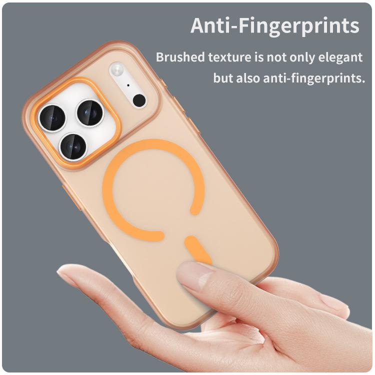 For iPhone 17 Pro MagSafe Frosted Translucent TPU + PC Full Coverage Phone Case