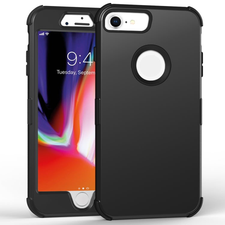 For iPhone 6 / 6s 3 in 1 All-inclusive Shockproof Airbag Silicone + PC Case