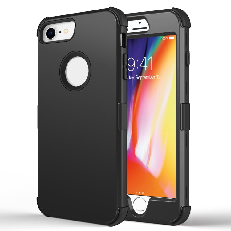 For iPhone 6 / 6s 3 in 1 All-inclusive Shockproof Airbag Silicone + PC Case