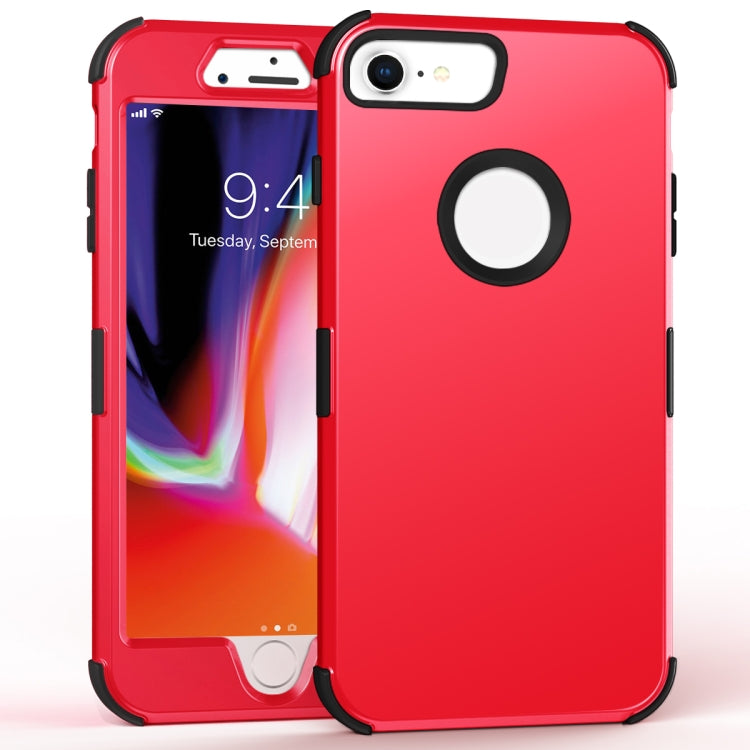 For iPhone 6 / 6s 3 in 1 All-inclusive Shockproof Airbag Silicone + PC Case