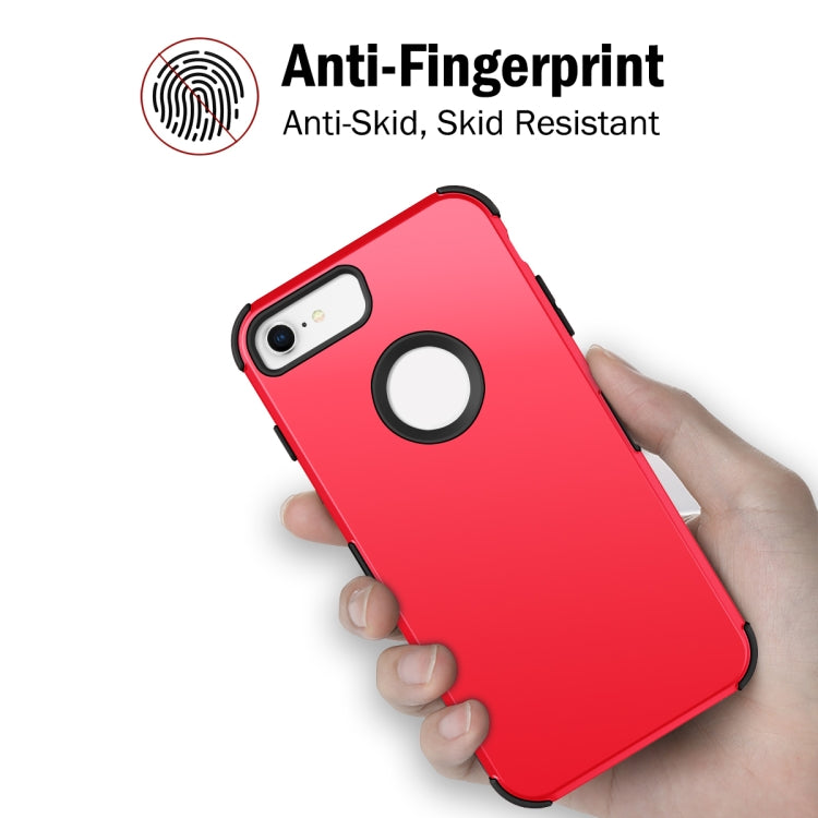 For iPhone 6 / 6s 3 in 1 All-inclusive Shockproof Airbag Silicone + PC Case