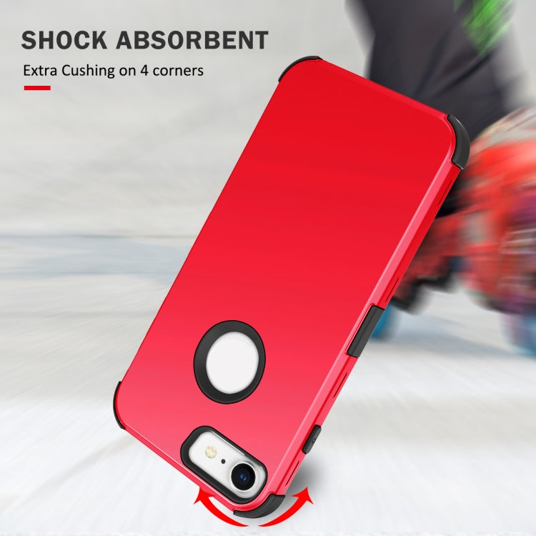 For iPhone 6 / 6s 3 in 1 All-inclusive Shockproof Airbag Silicone + PC Case