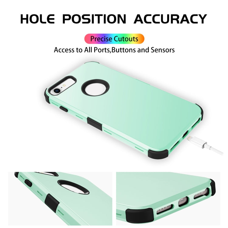For iPhone 6 / 6s 3 in 1 All-inclusive Shockproof Airbag Silicone + PC Case