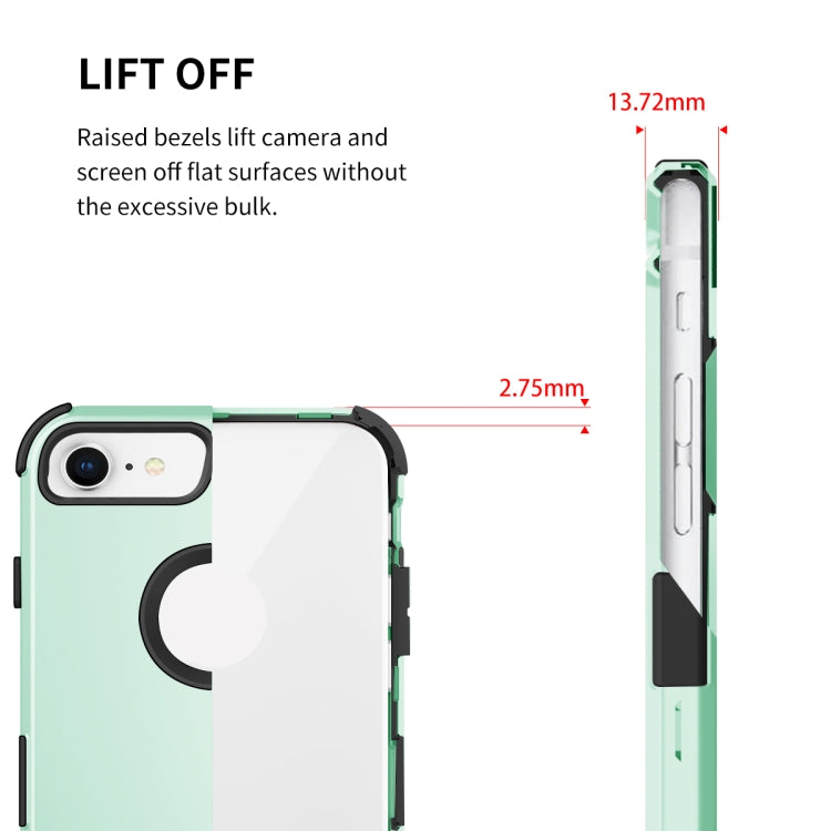 For iPhone 6 / 6s 3 in 1 All-inclusive Shockproof Airbag Silicone + PC Case